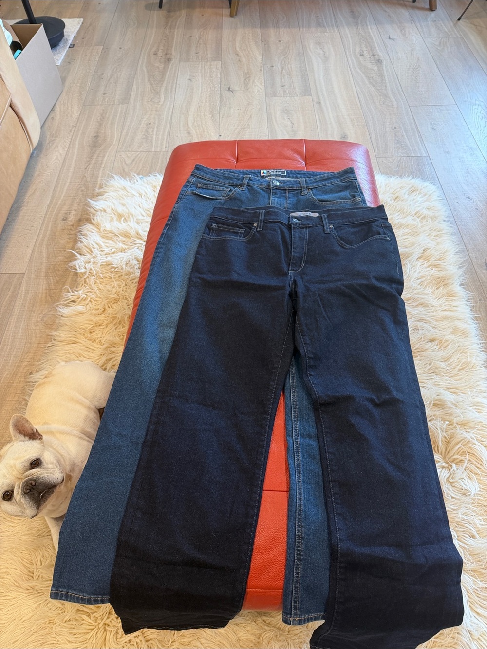 Men’s Denim Jeans (dark and darker) - Classic Straight Fit - Joe’s and UB Tech